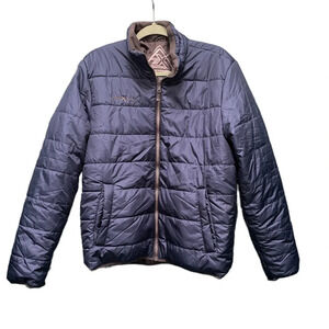 ZEROXPOSUR NAVY BLUE LIGHTWEIGHT PUFFER JACKET